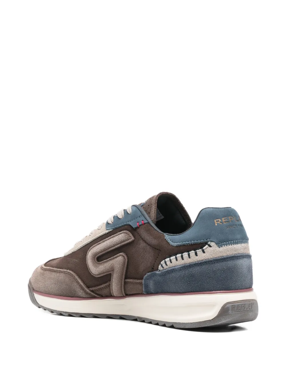 Replay Yard M suède sneakers Bruin