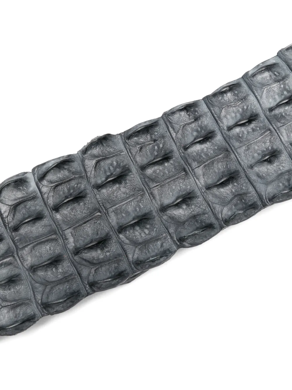 SOMMET crocodile-leather belt - Grijs