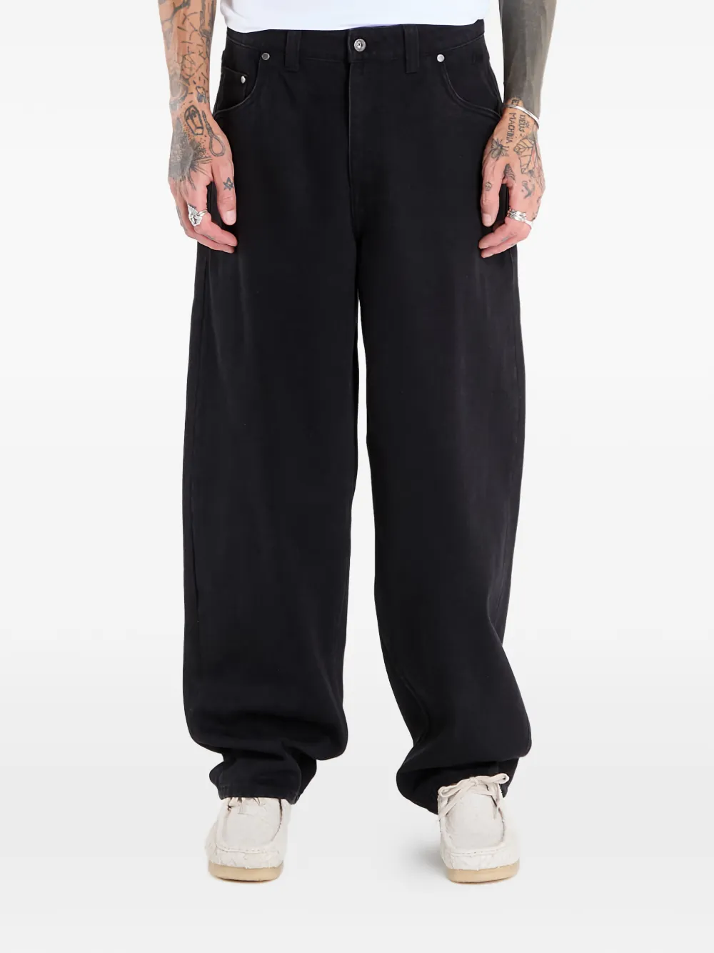 dime five-pockets jeans Zwart