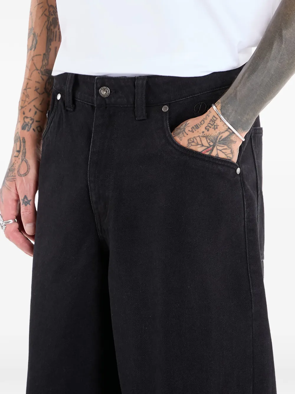 dime five-pockets jeans Zwart