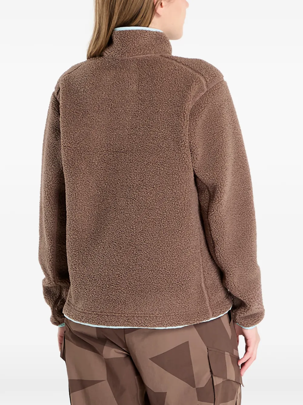 Adidas Originals Logo-patch Sweatshirt In Brown