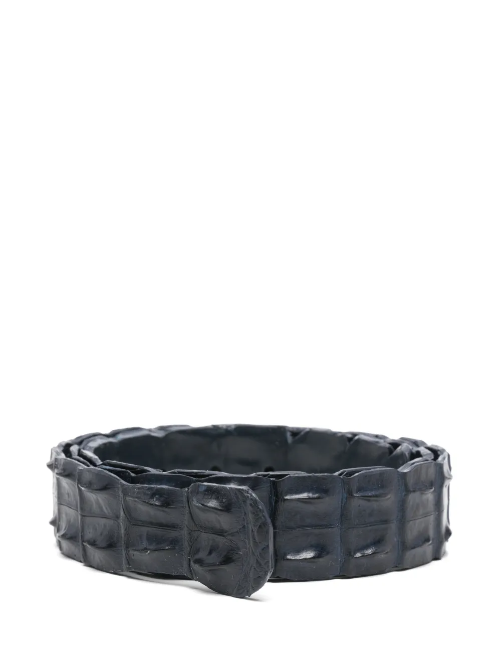 SOMMET crocodile-leather belt - Blu
