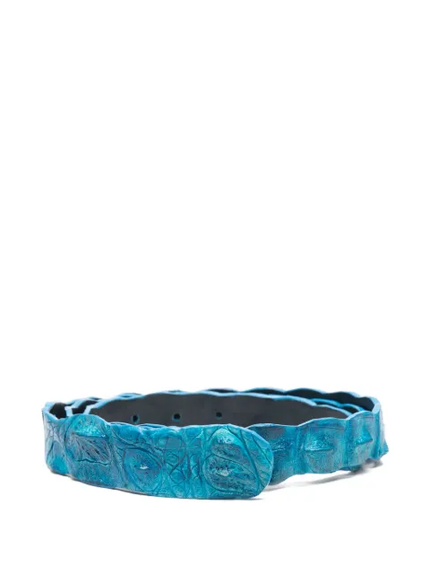 SOMMET crocodile-leather belt