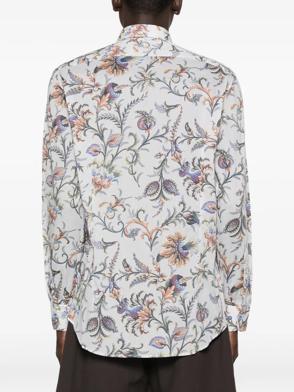 ETRO Overhemd met bloemenprint Blauw