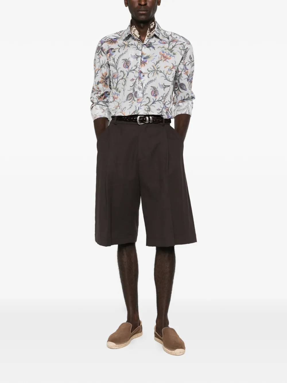 ETRO floral shirt - Blauw