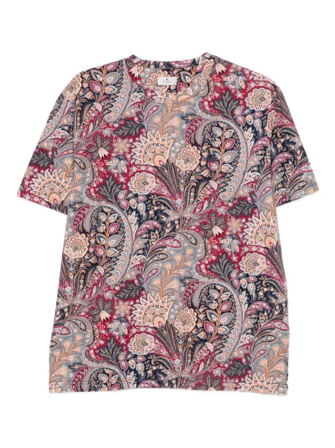 ETRO playera con estampado de cachemira