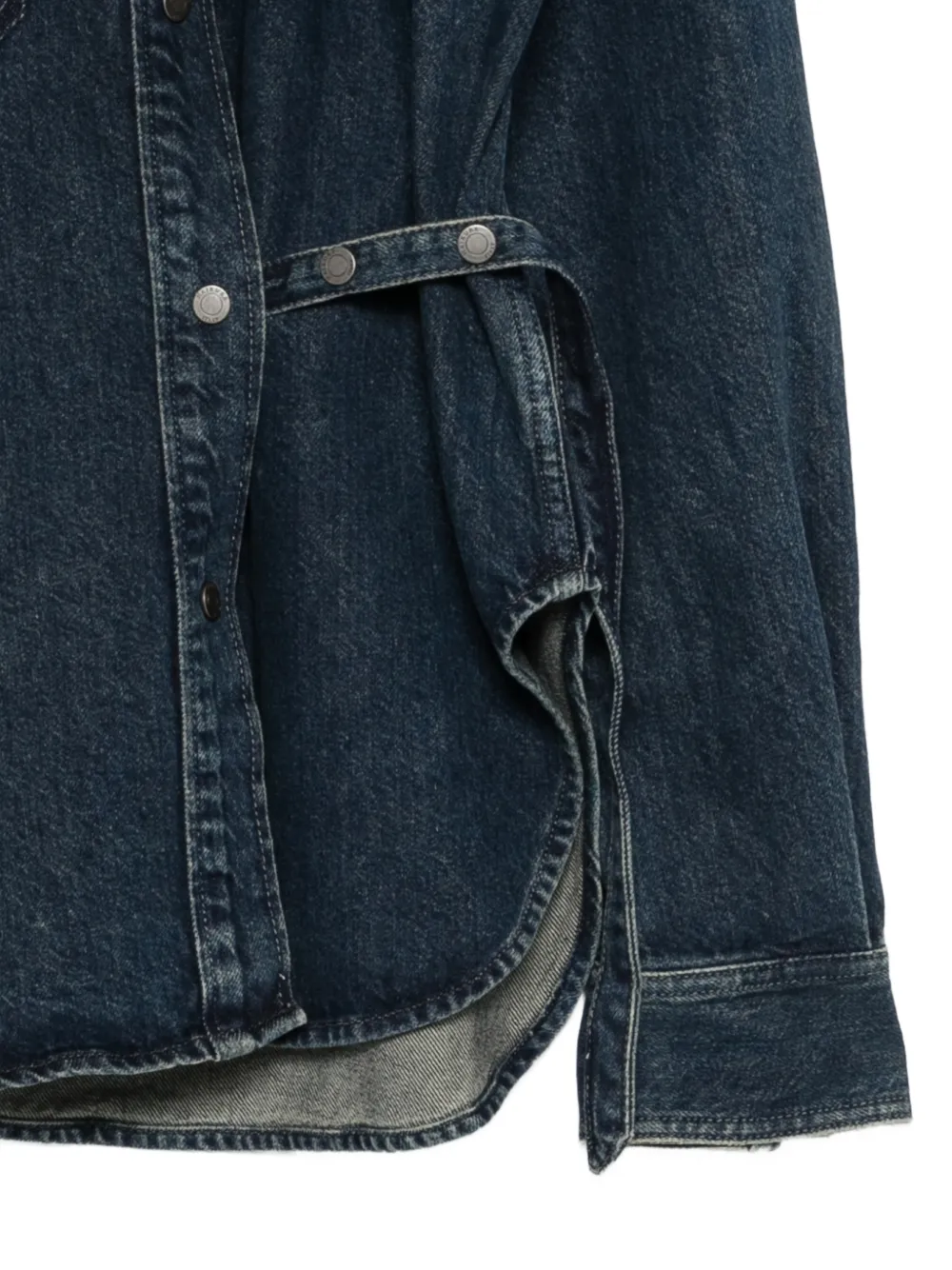  Haikure Bella Belt Pocket Shirt - Blue 
