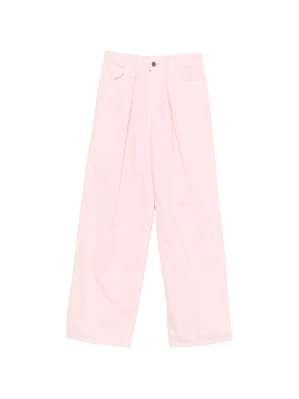 Haikure Candy pleated wide-leg jeans - Rosa