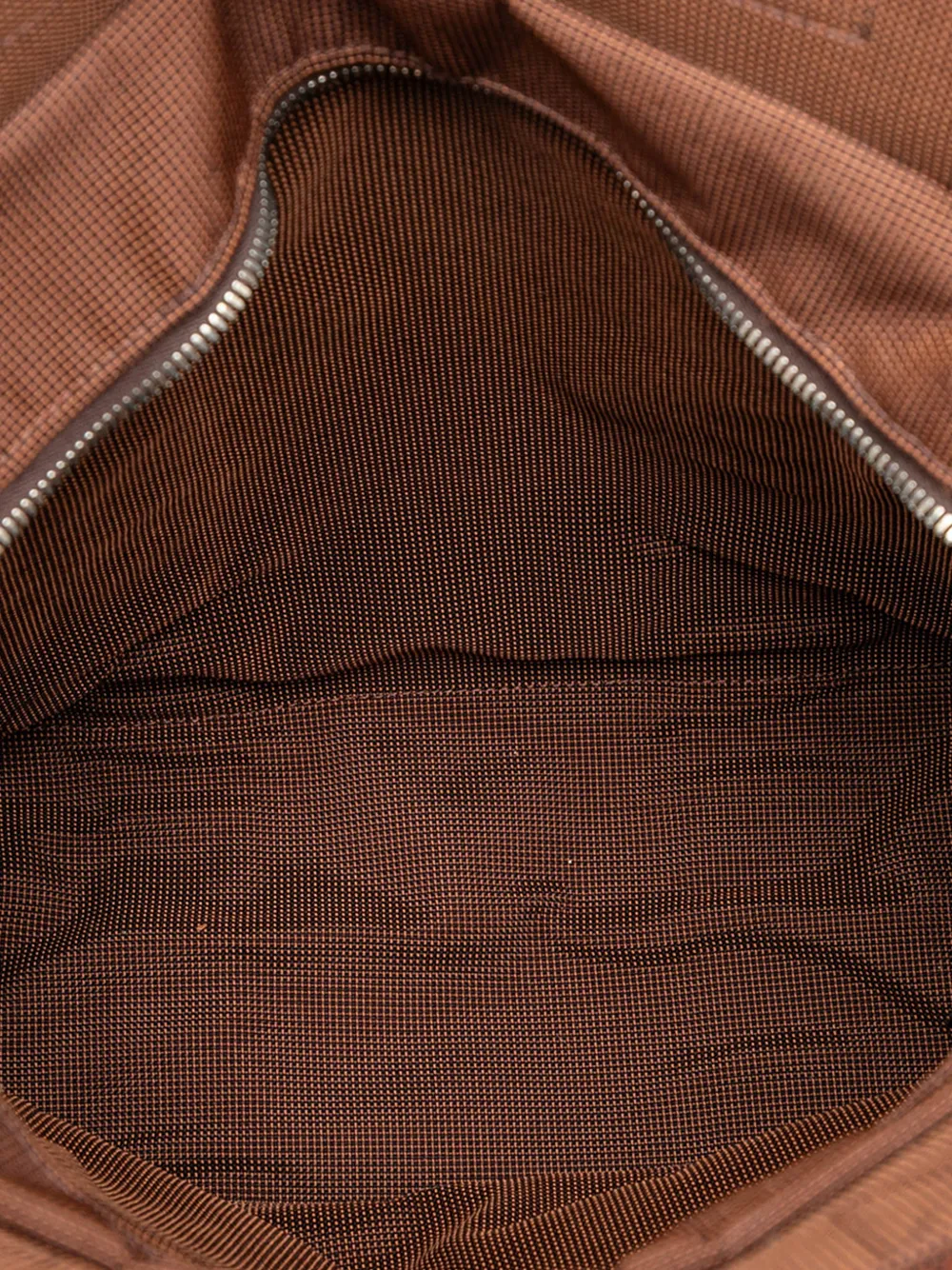 Pre-owned Hermes 1990-2010 Canvas Herline Pm Backpack In Brown