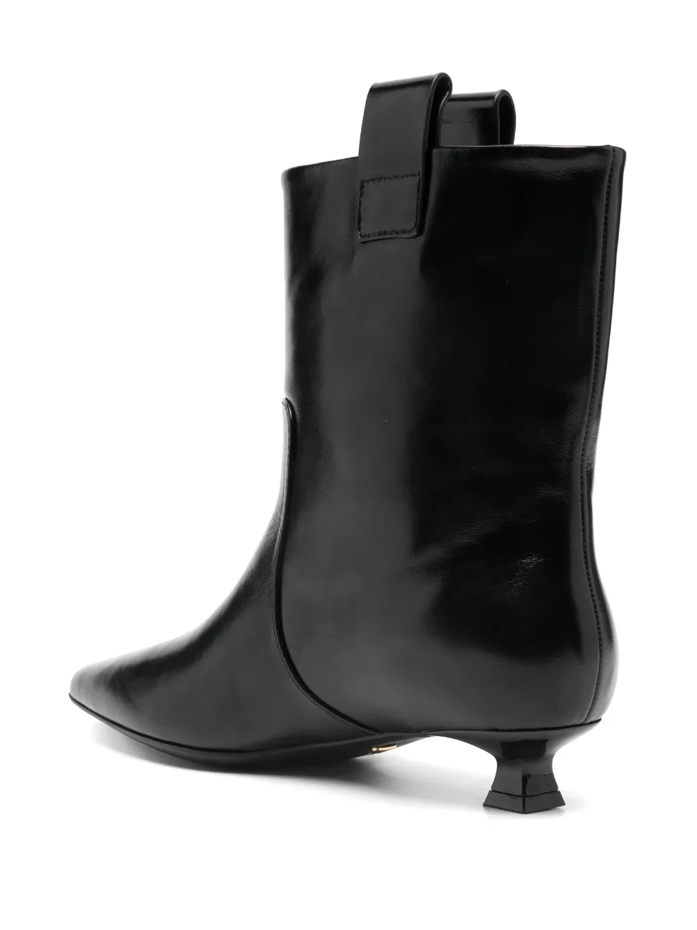 Marc Ellis buckle leather boots Zwart
