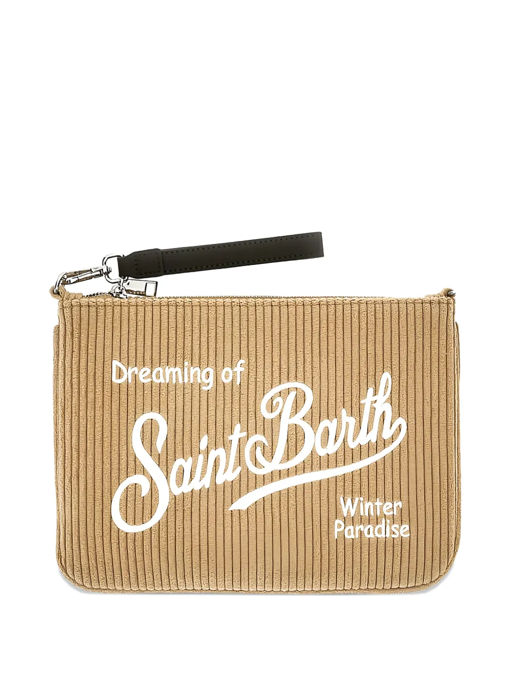 MC2 Saint Barth Kids corduroy handle pouch - Beige