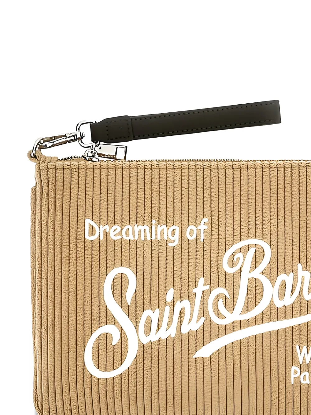MC2 Saint Barth Kids corduroy handle pouch Beige