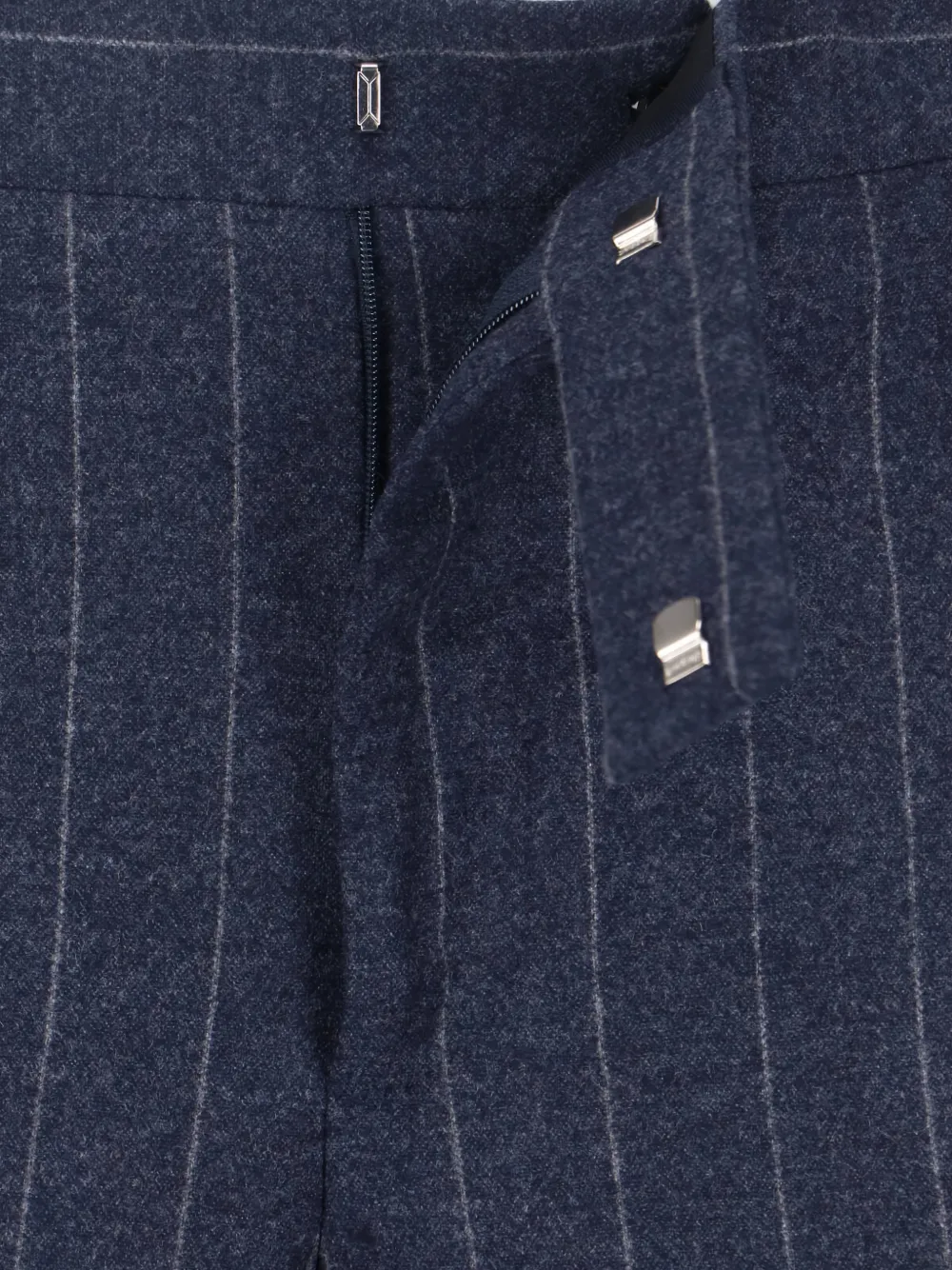 Lardini hook-fastening striped trousers Blauw