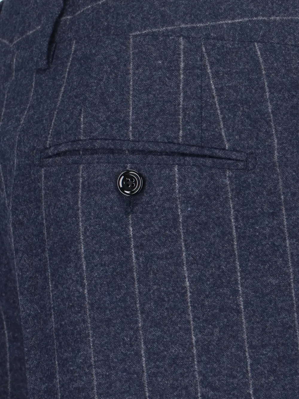 Lardini hook-fastening striped trousers Blauw