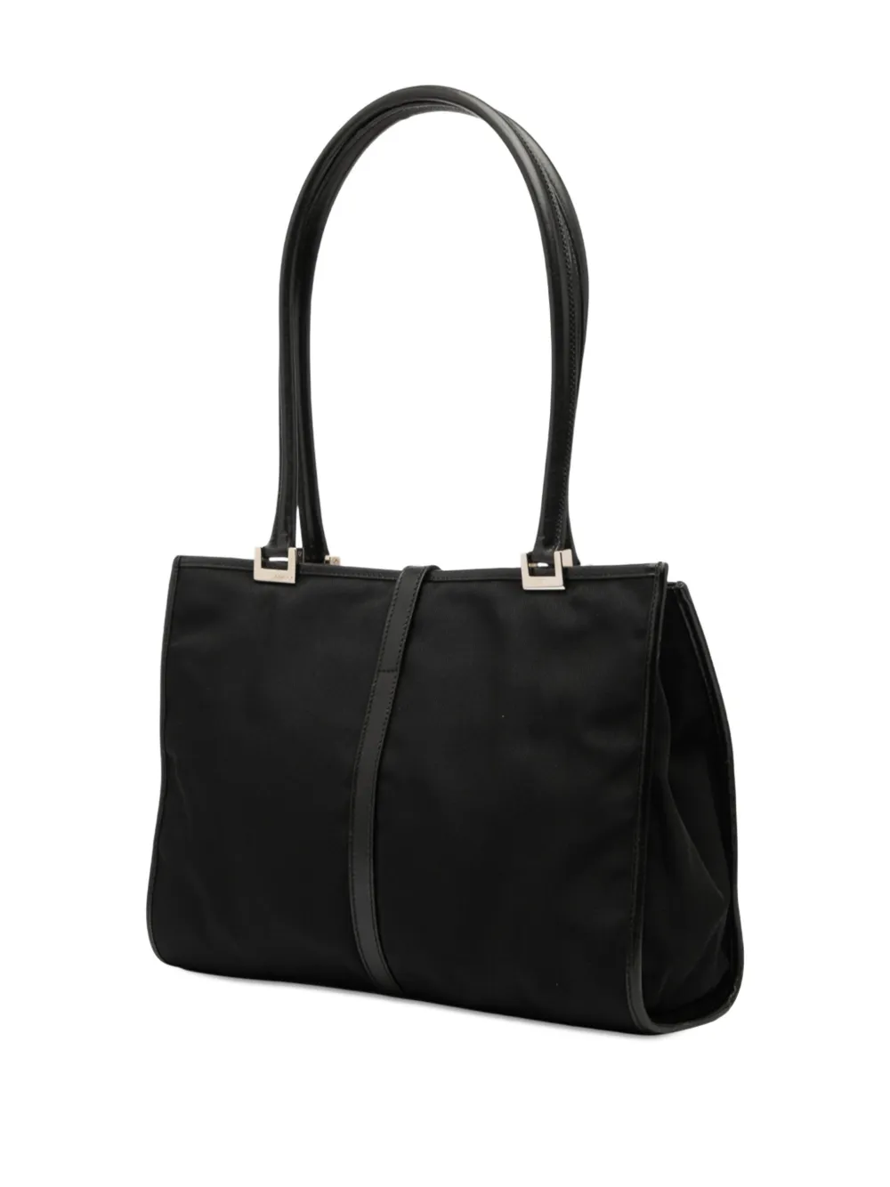 GUCCI Pre-owned 2000-2015 Nylon Jackie Tote Bag In Black