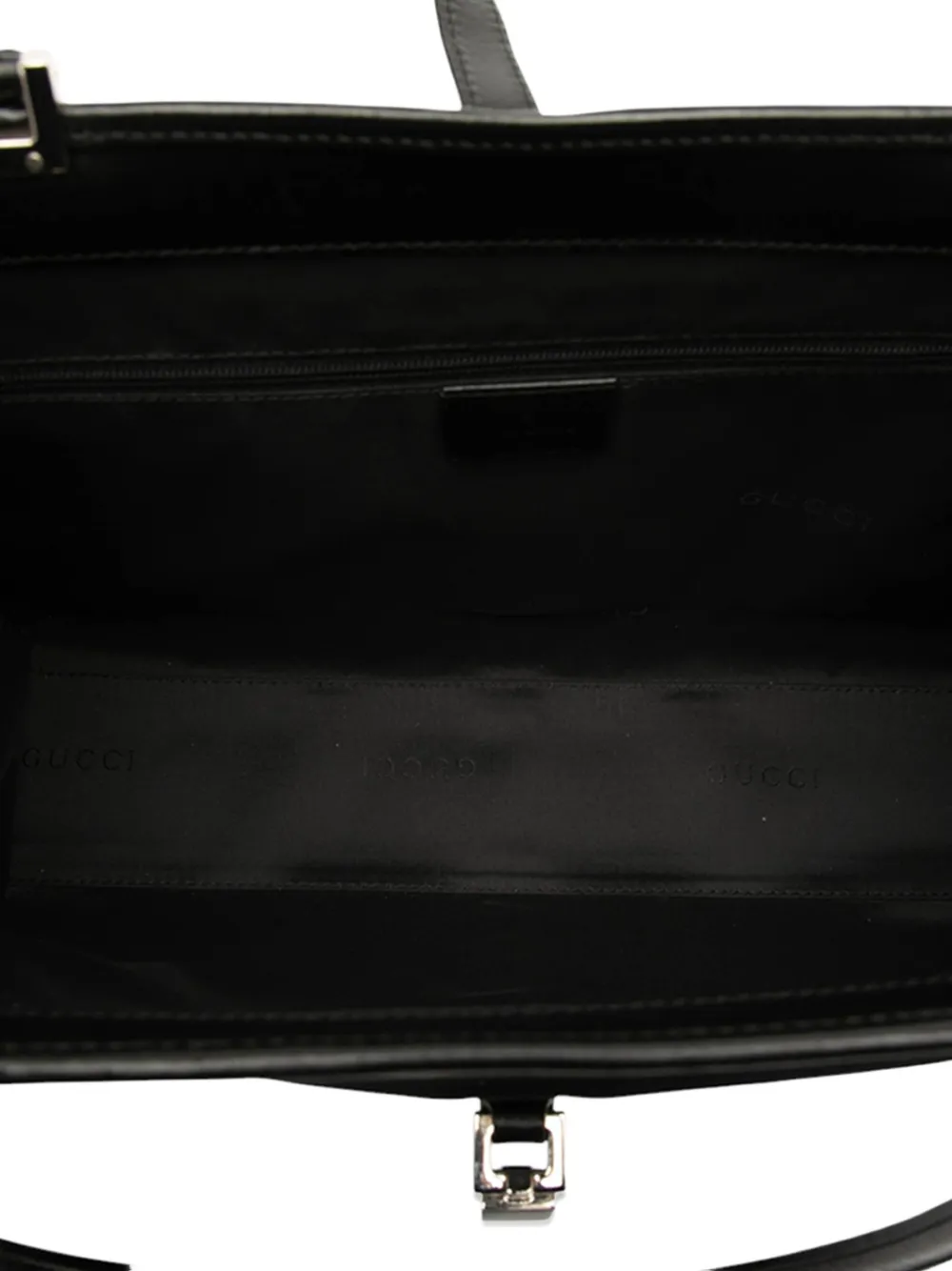 GUCCI Pre-owned 2000-2015 Nylon Jackie Tote Bag In Black