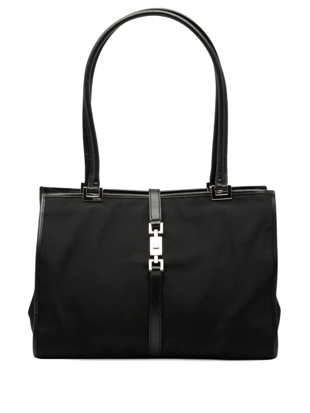 Gucci Pre-Owned 2000-2015 Nylon Jackie tote bag | Black | Image 1