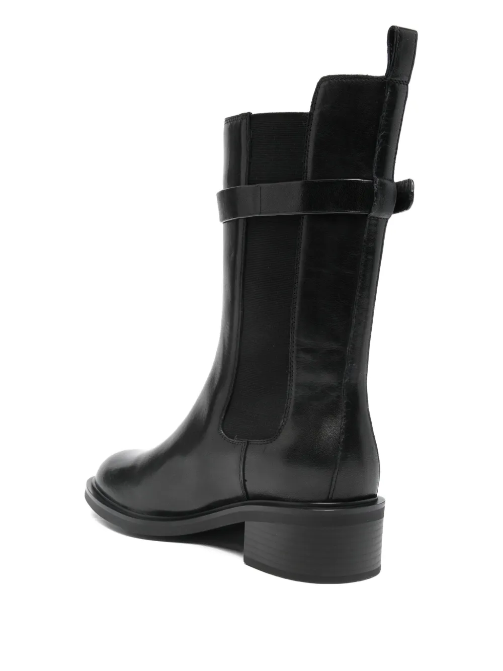 Marc Ellis 40 mm buckle leather boots Zwart