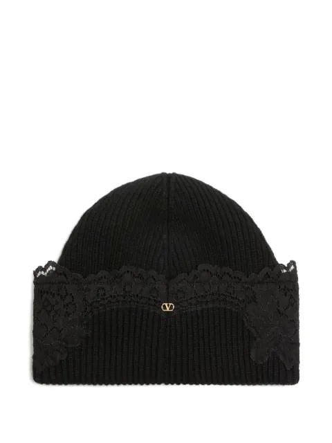 Valentino Garavani Vlogo Signature lace beanie
