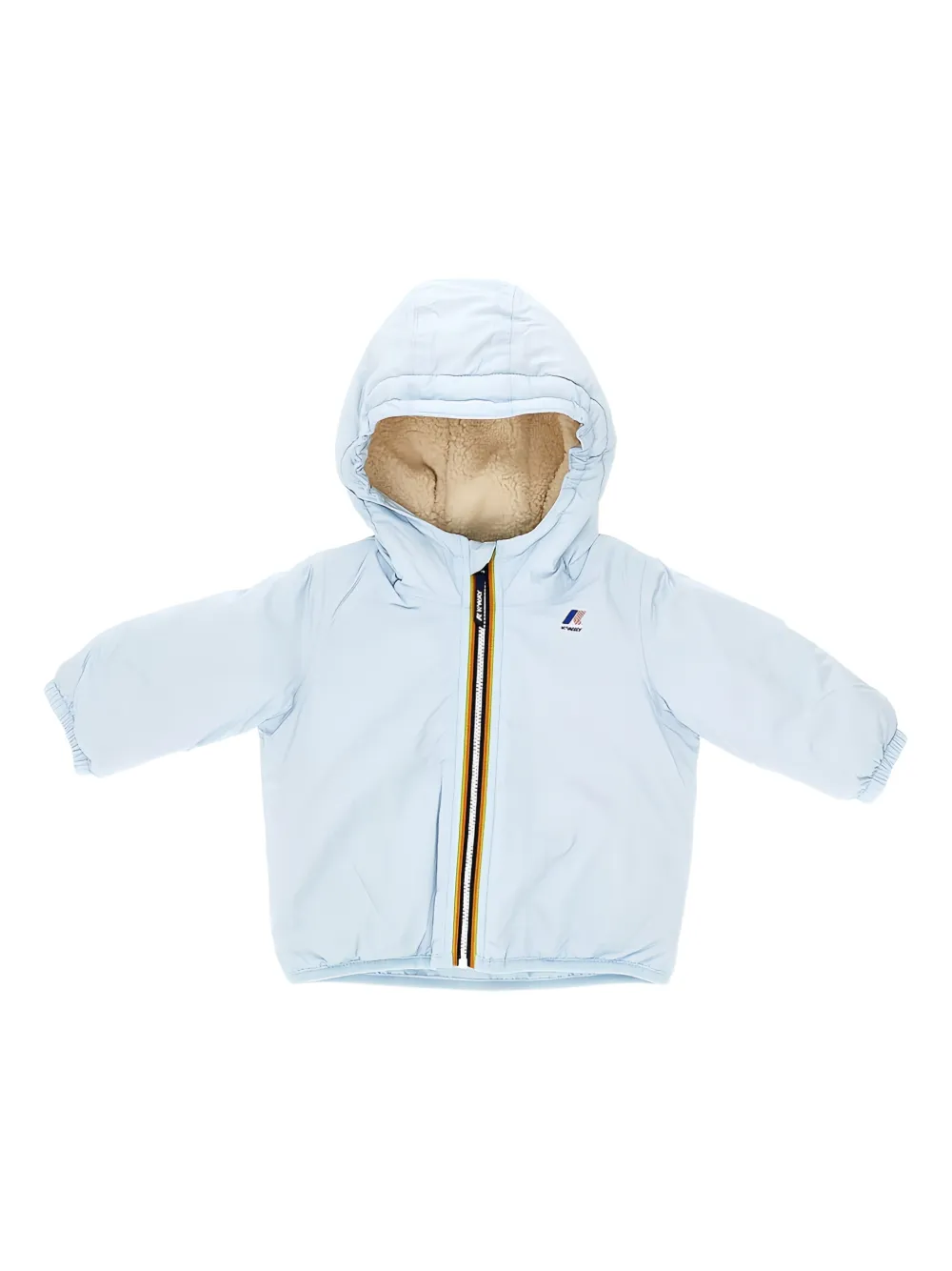 K-Way hooded zipped padded jacket | Blue | Image 1