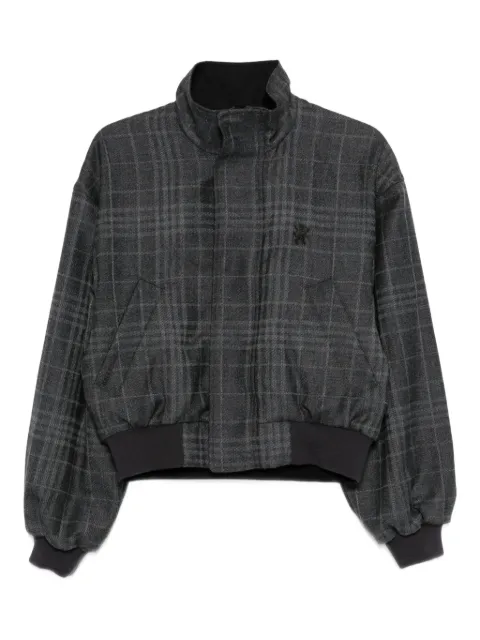 Balenciaga check bomber jacket
