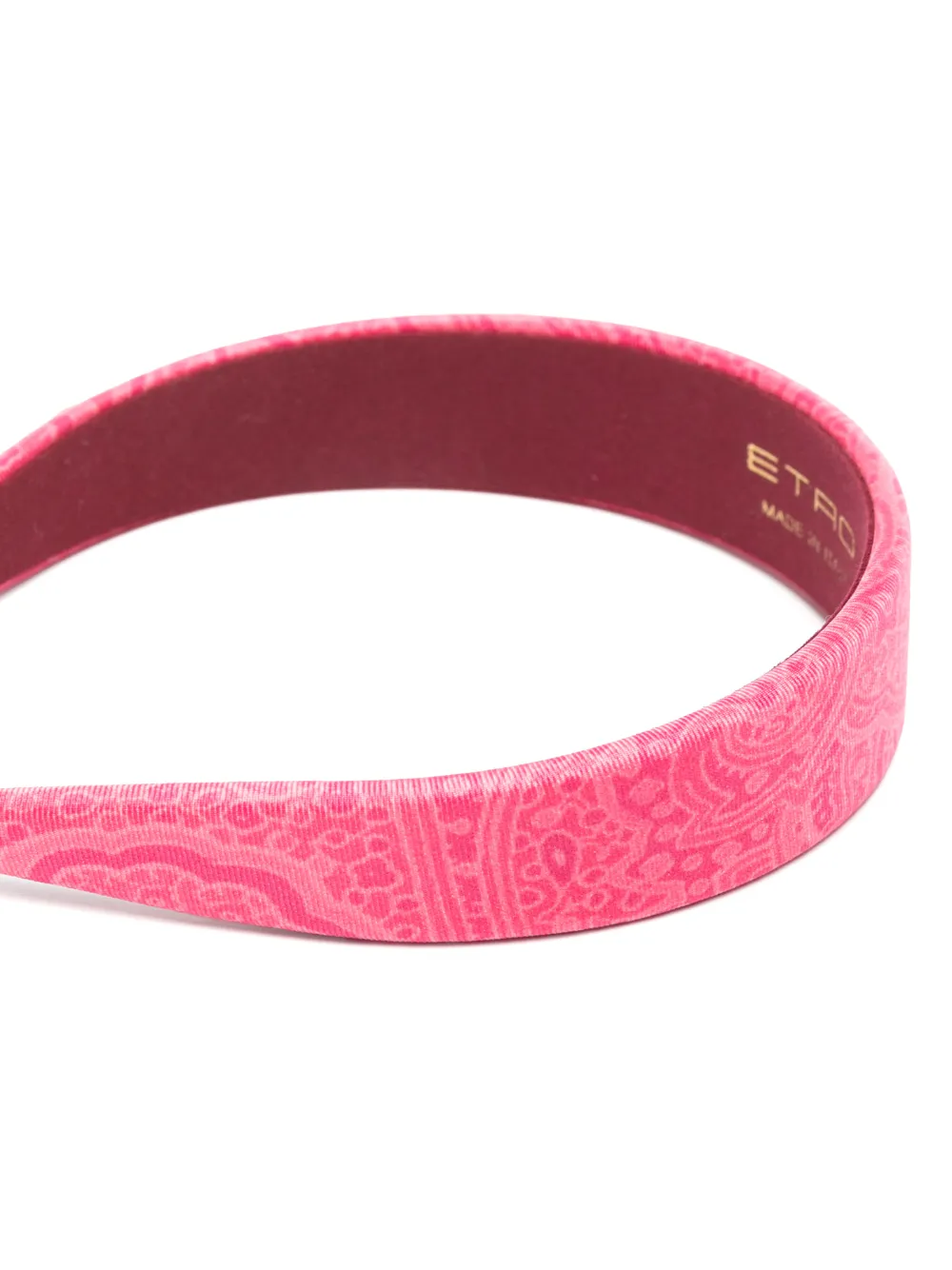 ETRO Arnica zijden haarband Roze