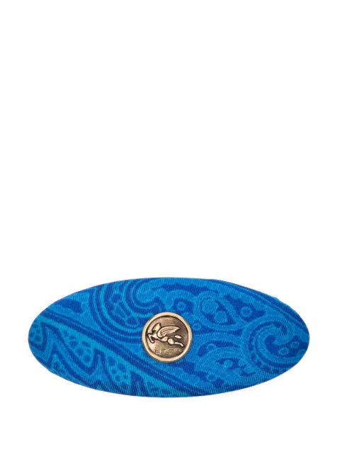 ETRO paisley medallion hair clip