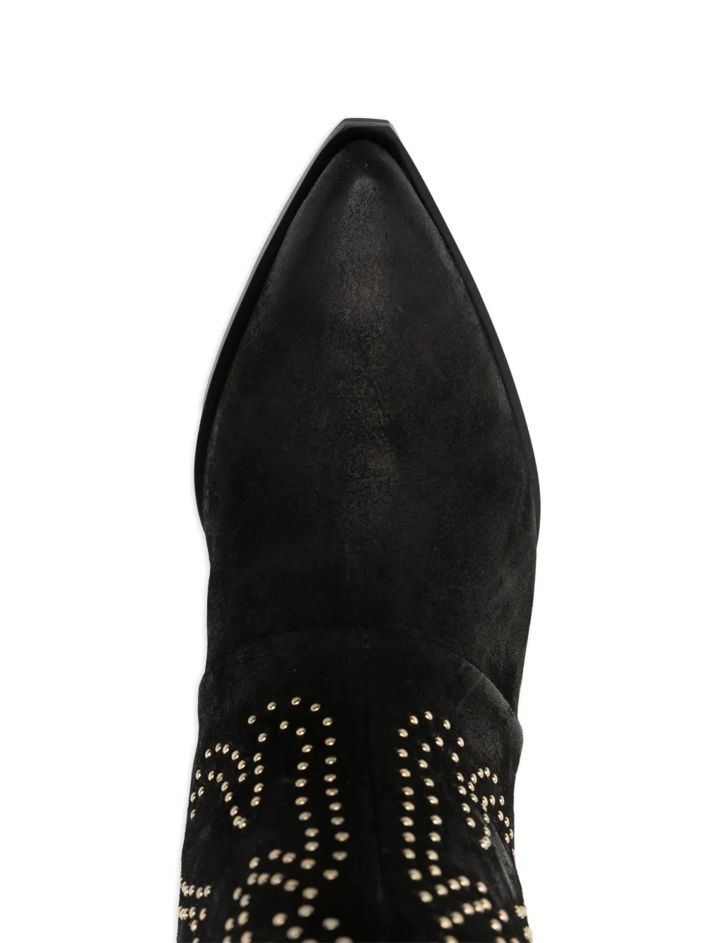 Marc Ellis 70mm studded pointed boots Zwart