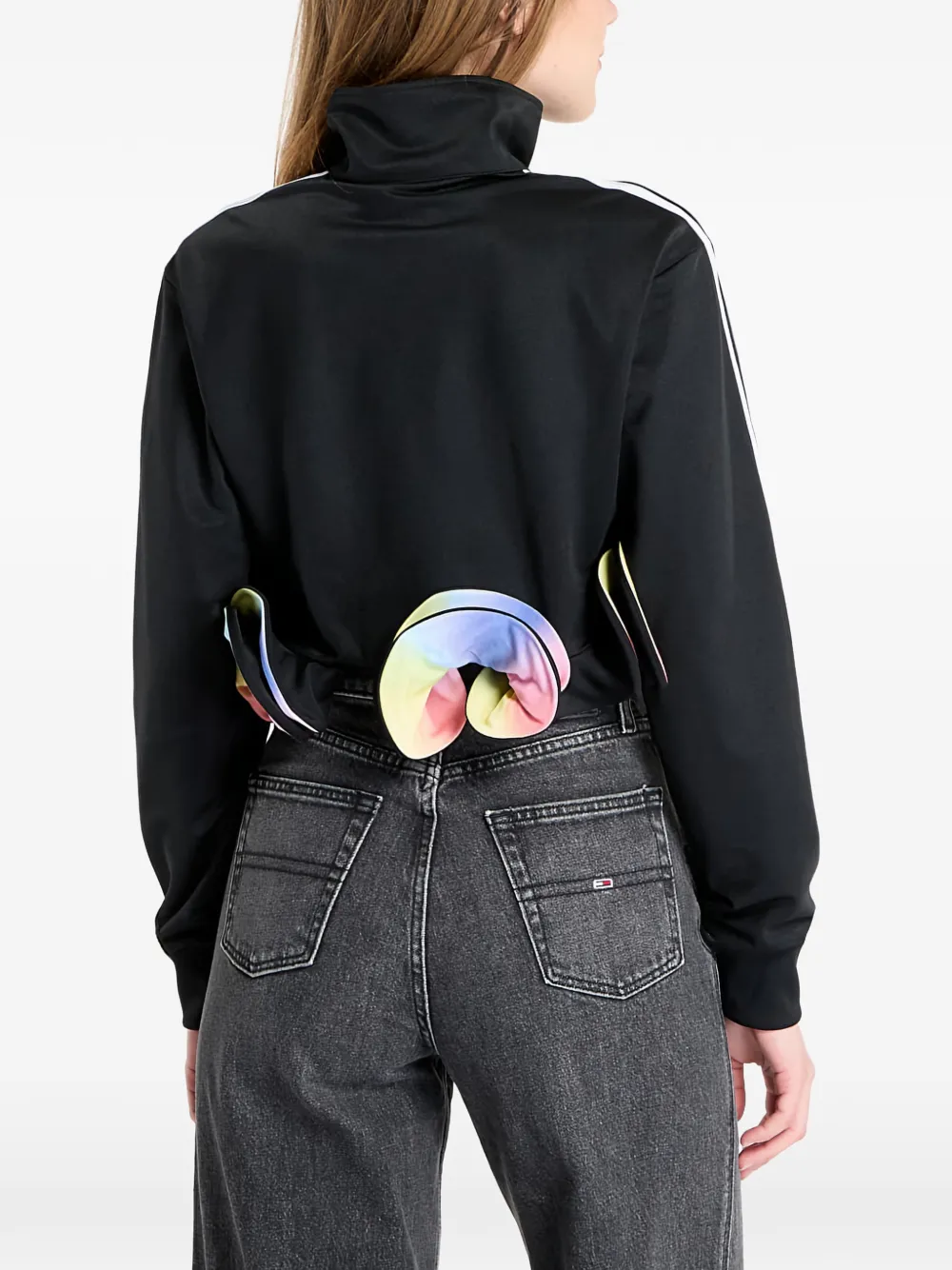 Adidas Originals X Jeremy Scott Logo-print Sweatshirt In Black