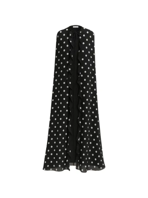 Raquel Diniz Patty polka-dot cape