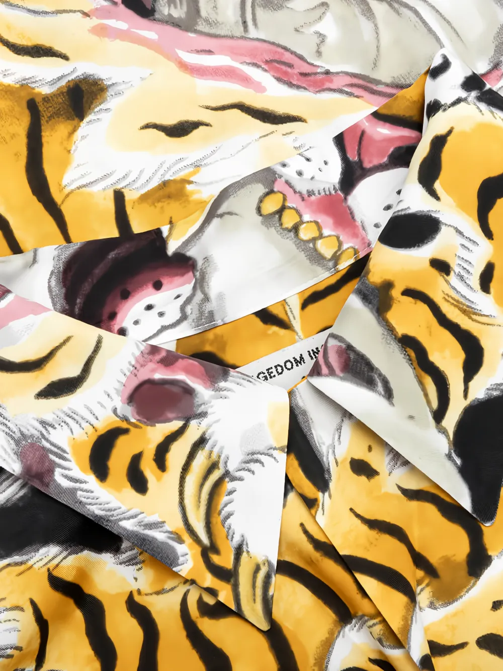  Wacko Maria Skull-print Shirt - Yellow 