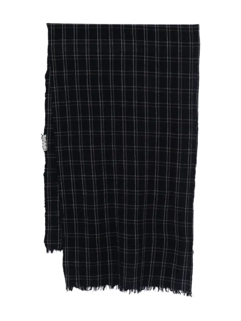 Private 0204 plaid fringed scarf