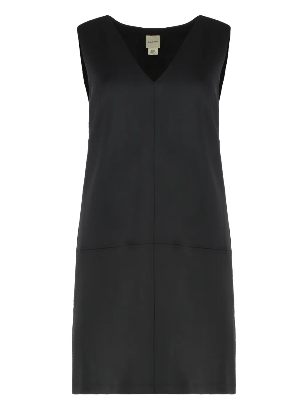 Calvin Klein Panelled Design Dress In Black