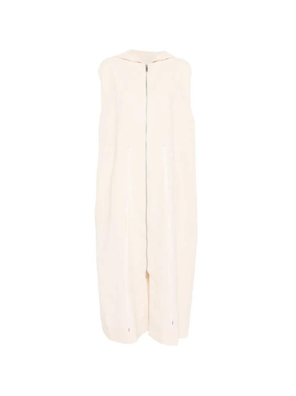 Studio Nicholson hooded zip-up maxi dress - Toni neutri