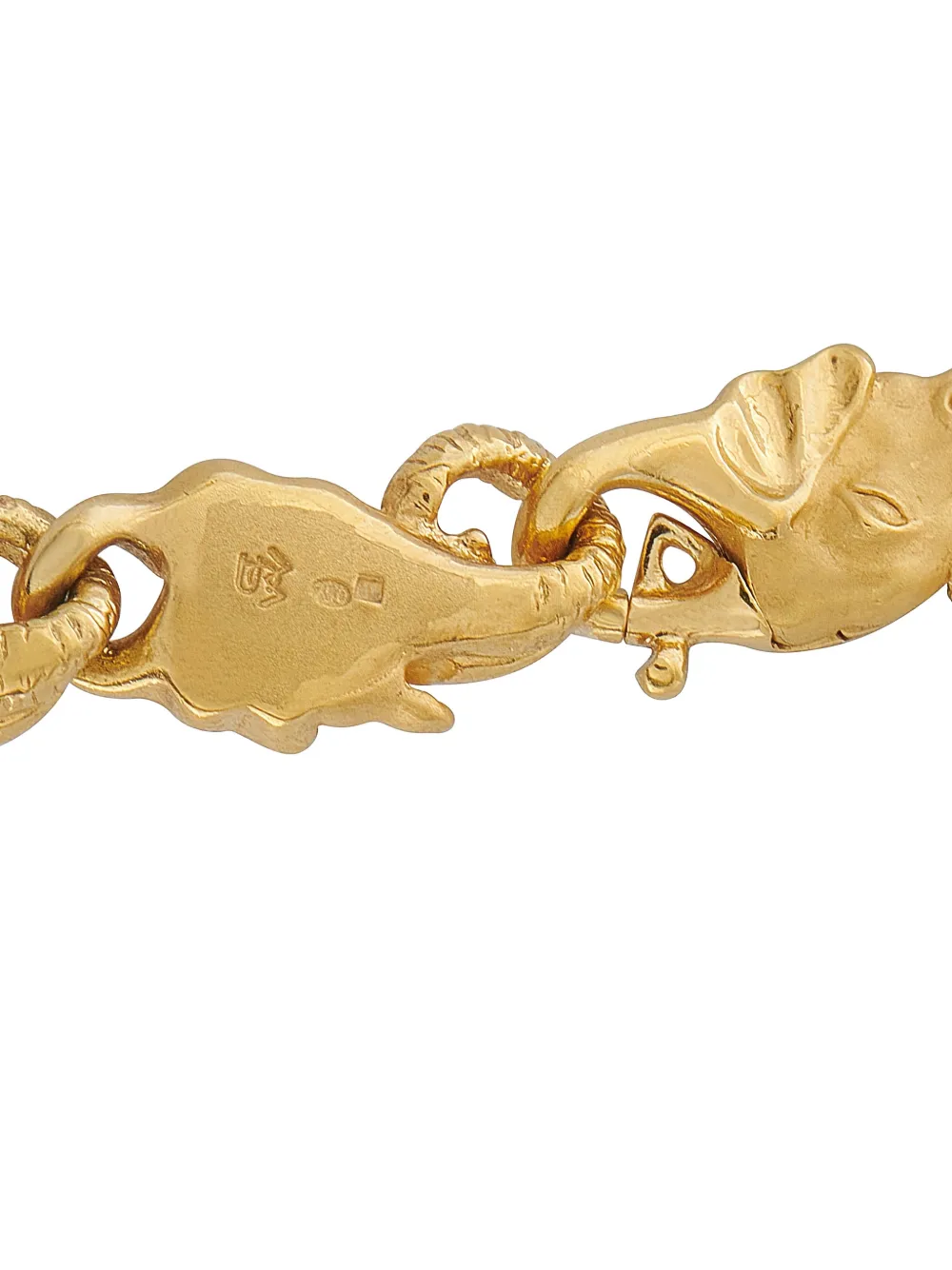 CARRERA Y CARRERA Pre-owned 18k Yellow Gold Elephant-motif Necklace