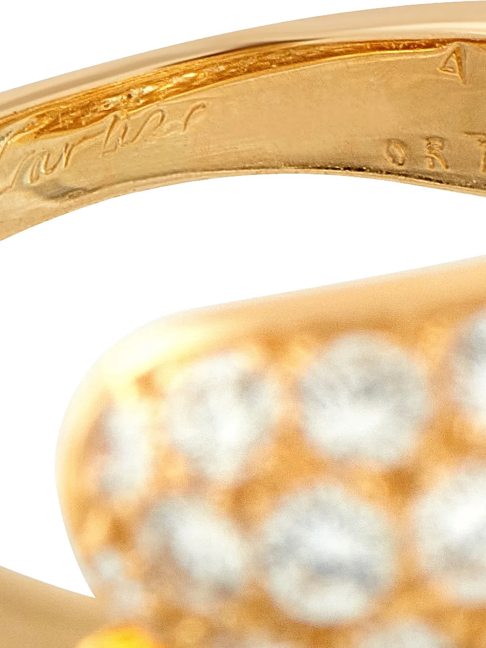 CARTIER Pre-owned 18k Yellow Gold Diamond Ring