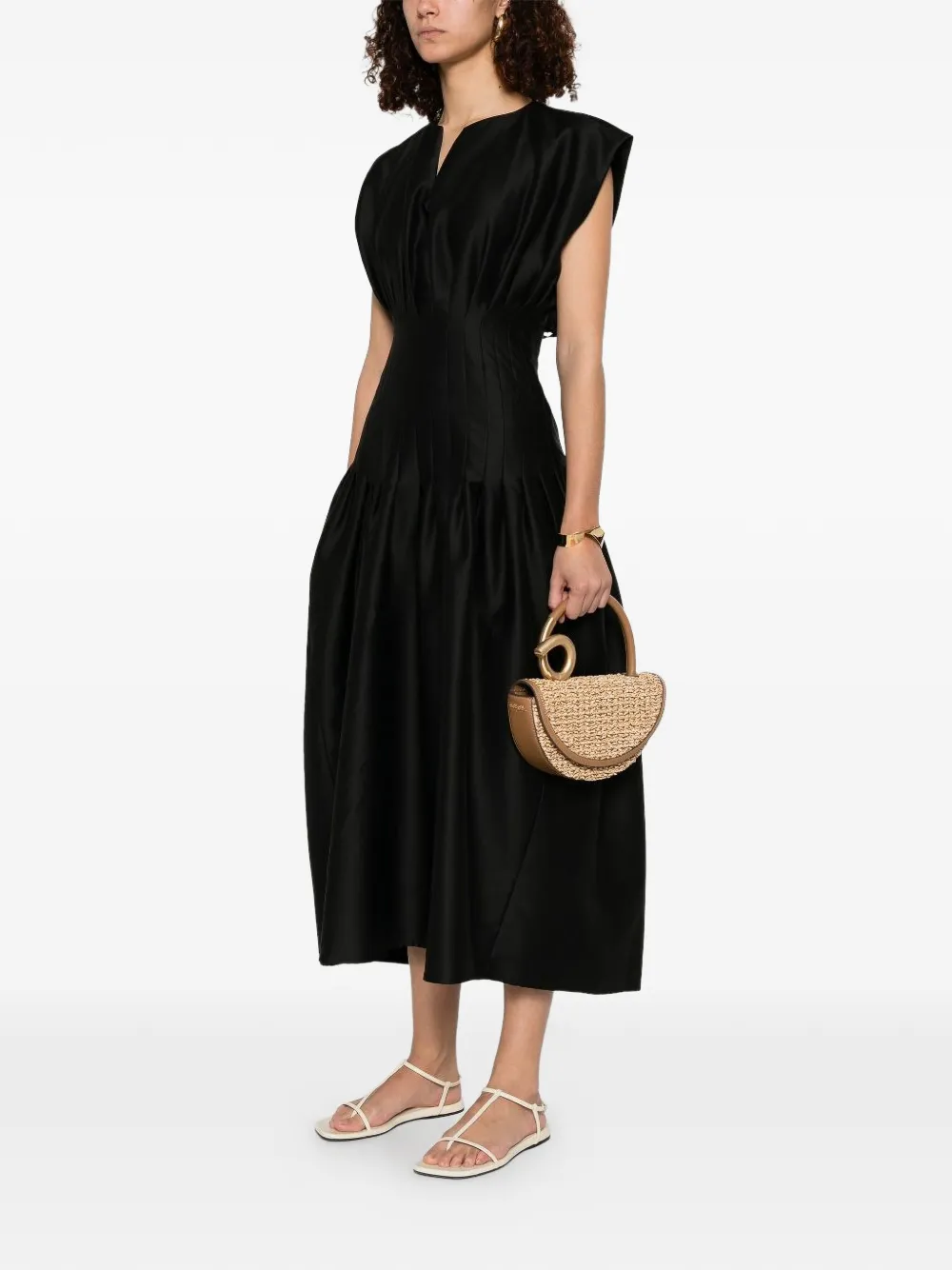 Cult Gaia top-handle tote bag - Beige