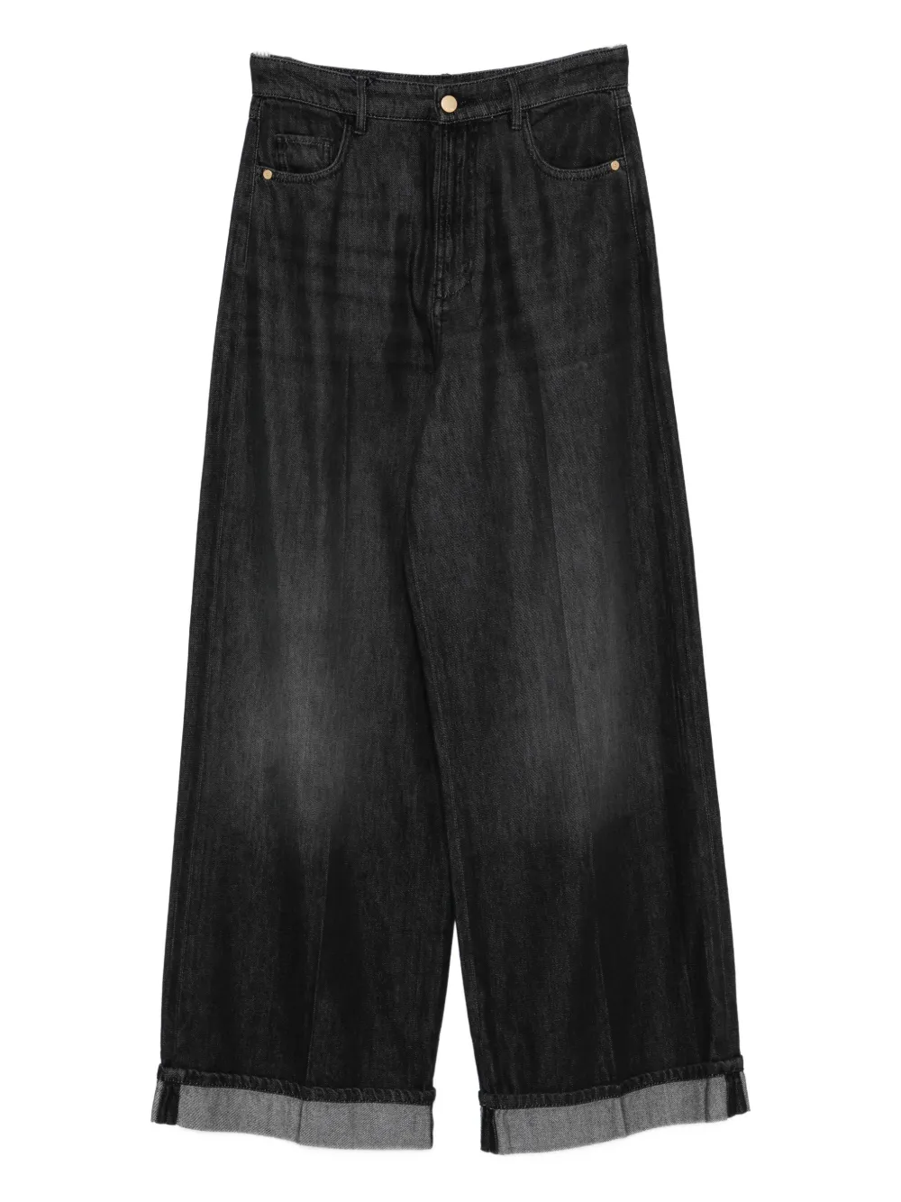 'S Max Mara Lusso cuffed jeans - Nero