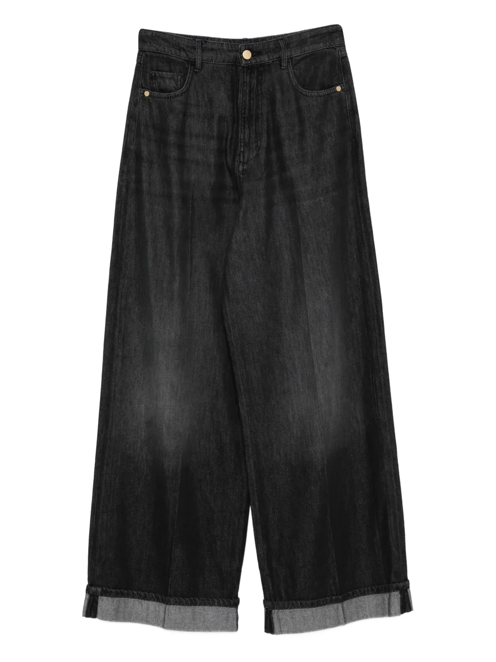 'S Max Mara Lusso cuffed jeans - Nero