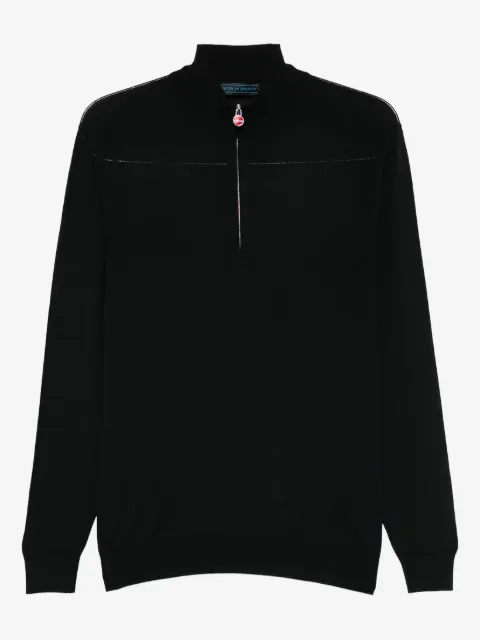 Kiton pull à col zippé