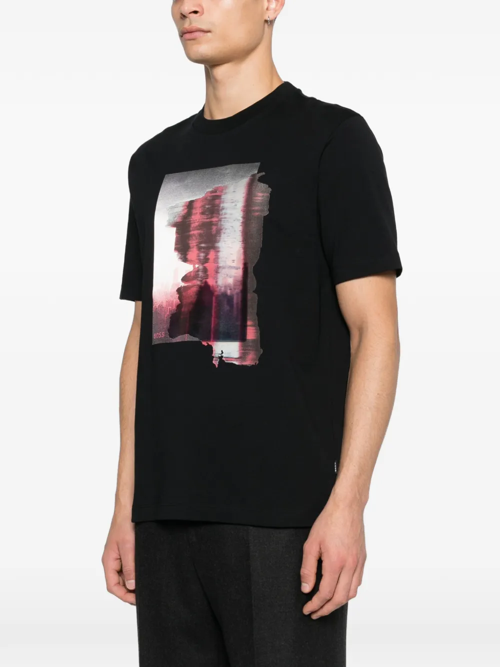 BOSS C-Taut T-shirt met print Zwart