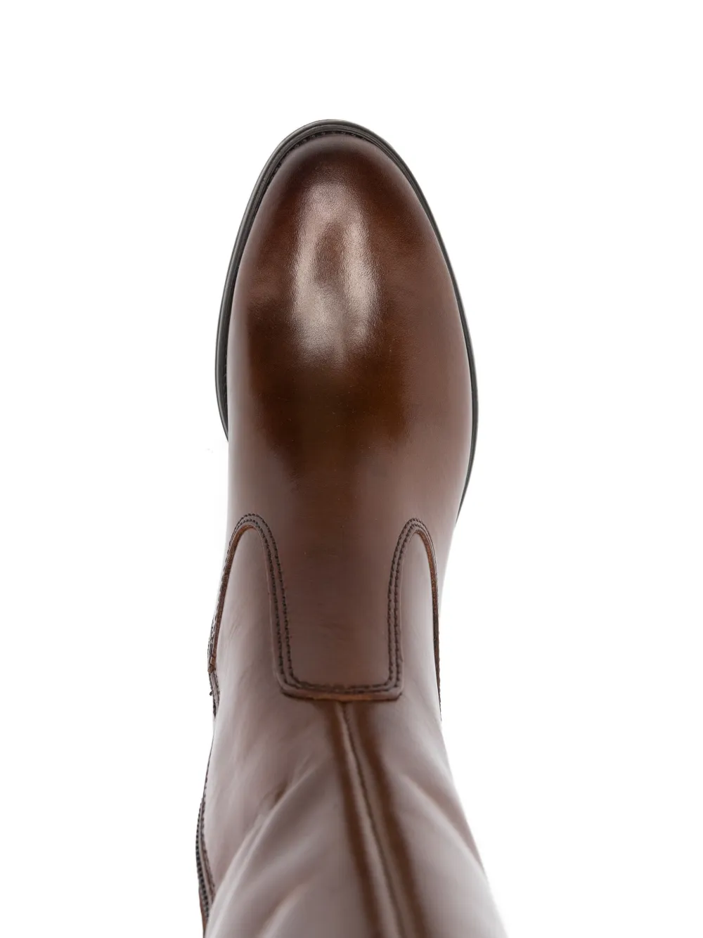 Keys Block Heel Knee-high Boots In Multi