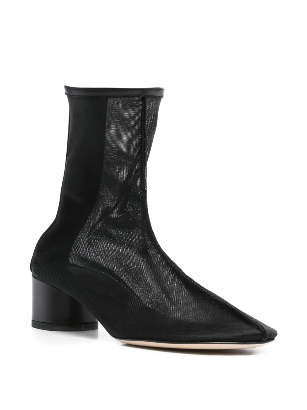  Dear Frances Harlie Round-toe Boots - Black 