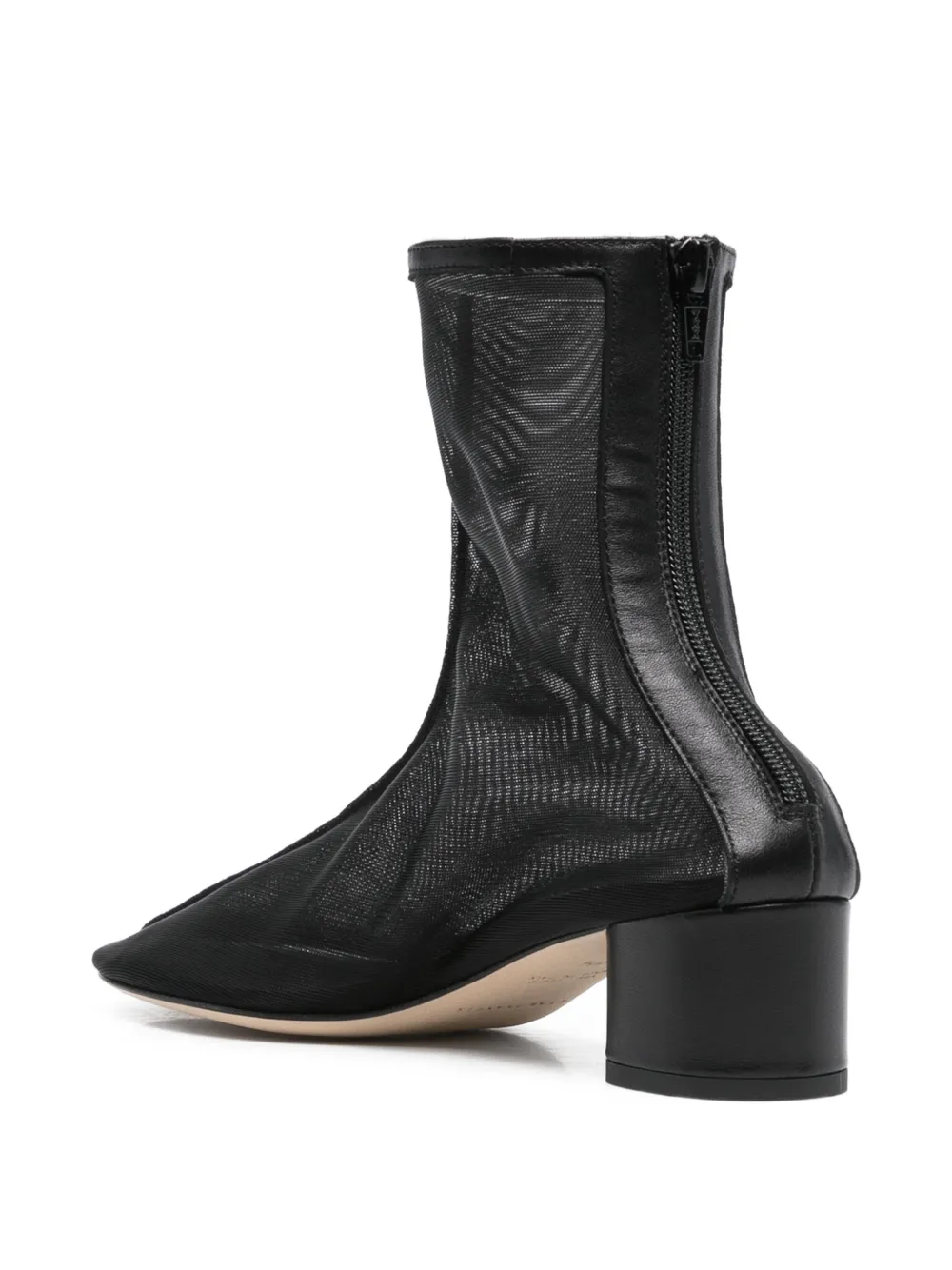  Dear Frances Harlie Round-toe Boots - Black 