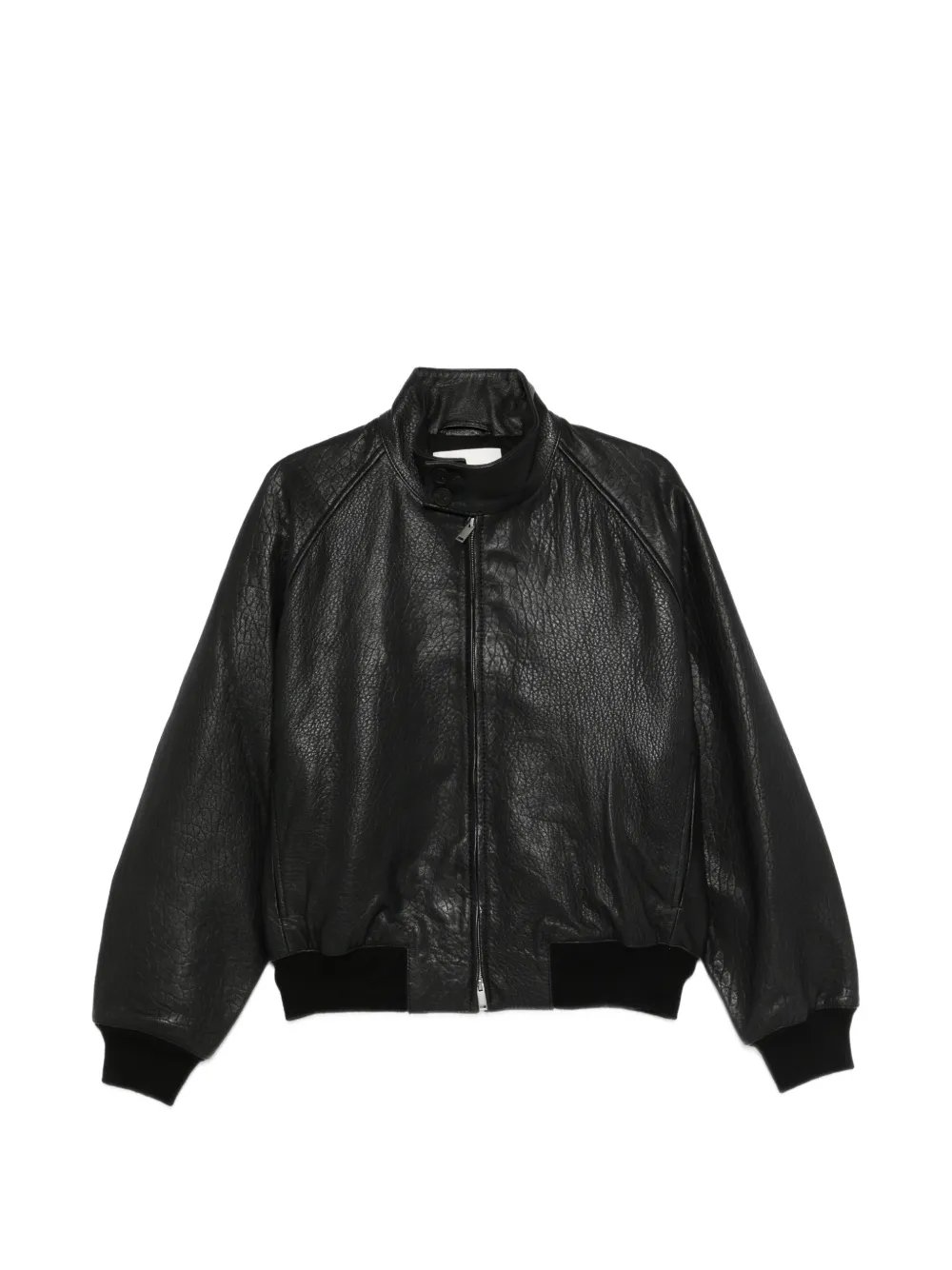 Studio Nicholson zip-up bomber jacket - Nero