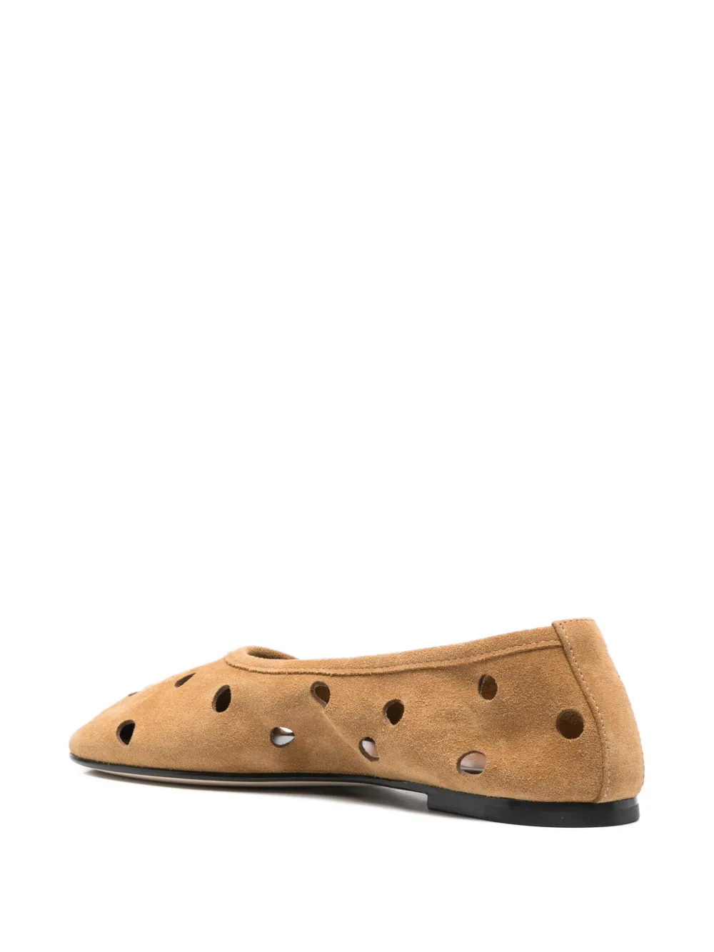 Dear Frances Balla perforation ballet flats Beige