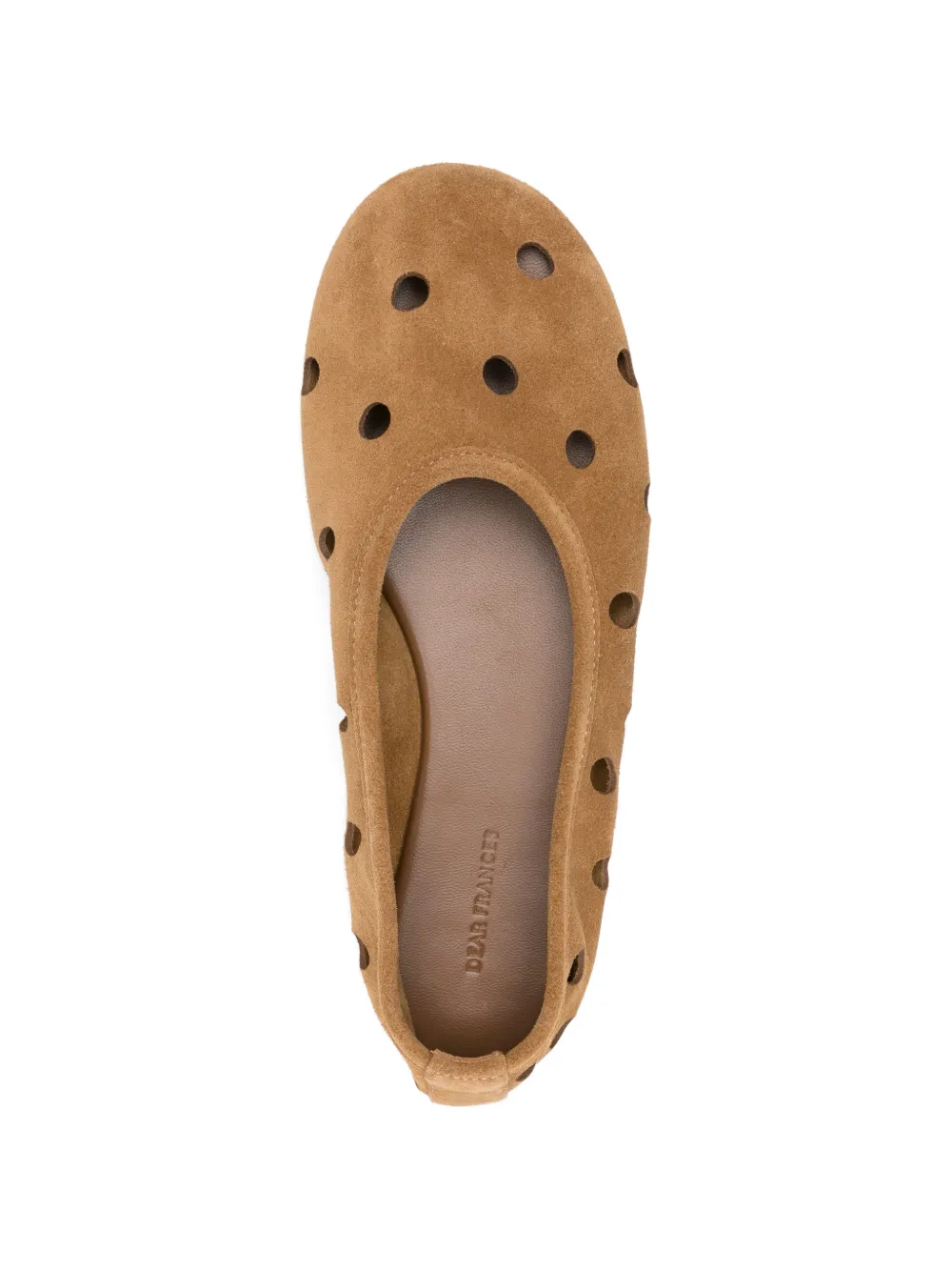 Dear Frances Balla perforation ballet flats Beige