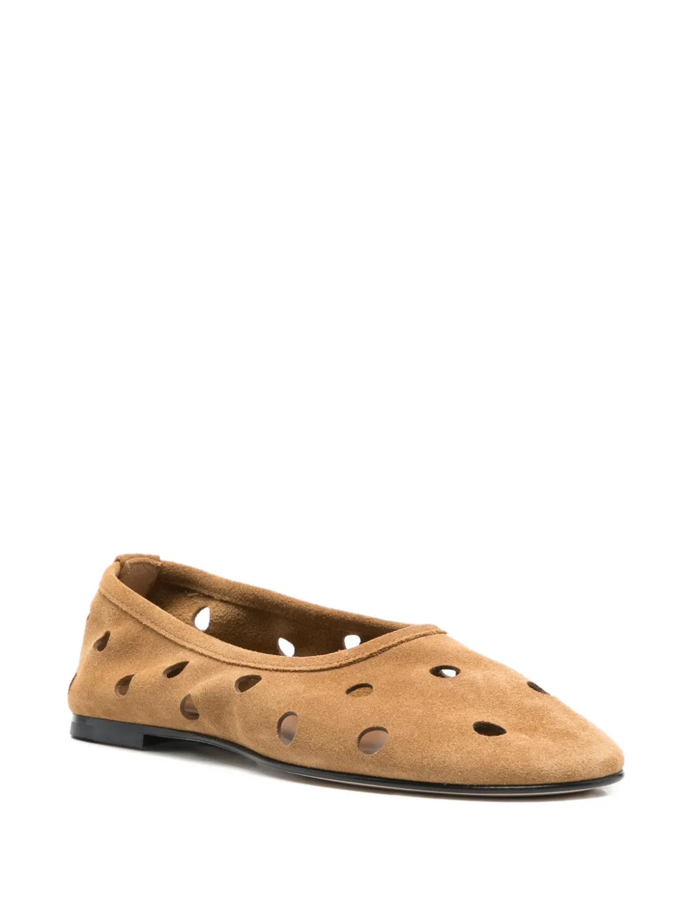 Dear Frances Balla perforation ballet flats Beige