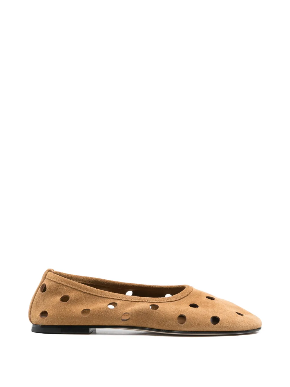 Dear Frances Balla perforation ballet flats Beige