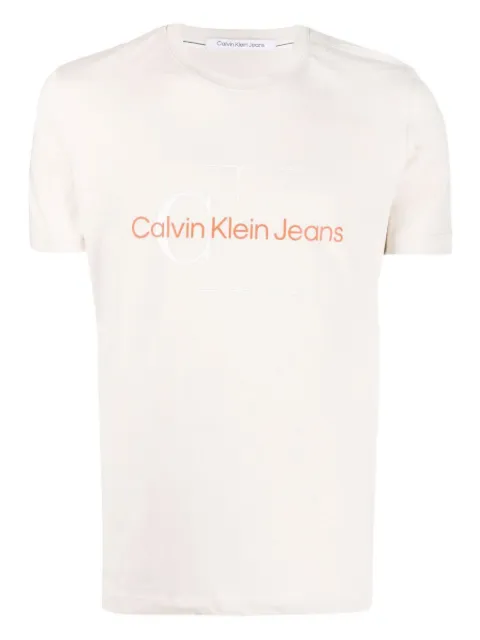 Calvin Klein Jeans logo-lettering T-shirt